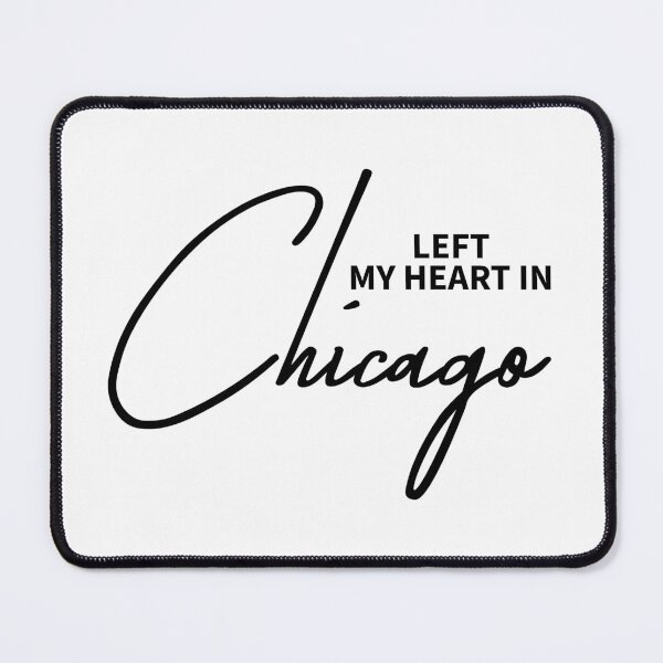 Item preview, Left My Heart In Chicago - Aesthetic Midwestern Travel Quote designed and sold by ReggieDior.