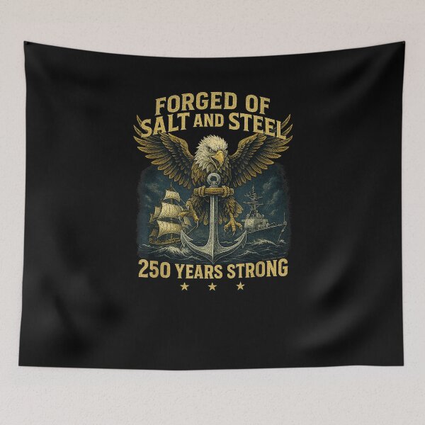 Item preview, Forged of Salt and Sl U.S. Naval Ships 250th Anniversary designed and sold by Oscarstaples.
