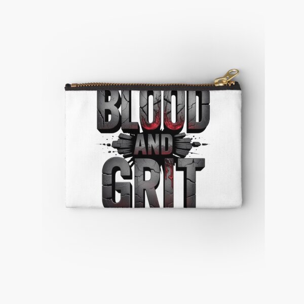 Item preview, Blood and Grit Rugged Strength Streetwear Graphic Design designed and sold by NewUSShop.