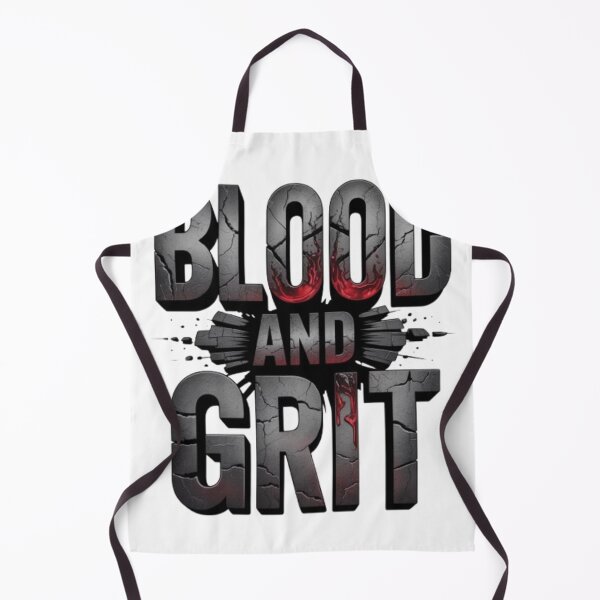 Item preview, Blood and Grit Rugged Strength Streetwear Graphic Design designed and sold by NewUSShop.
