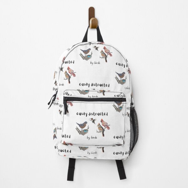 Item preview, Easily Distracted by Trio of Birds – Colored Pencil Wildlife Art designed and sold by Heather Barker.