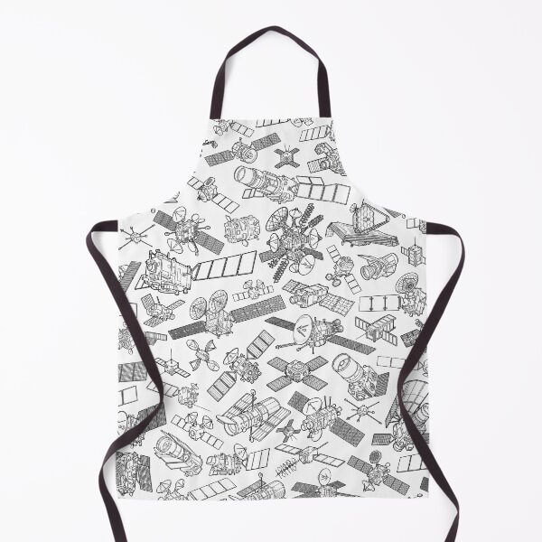 Item preview, Space Lover Satellite Aerospace Orbit Satellites Pattern designed and sold by GrandeDuc.