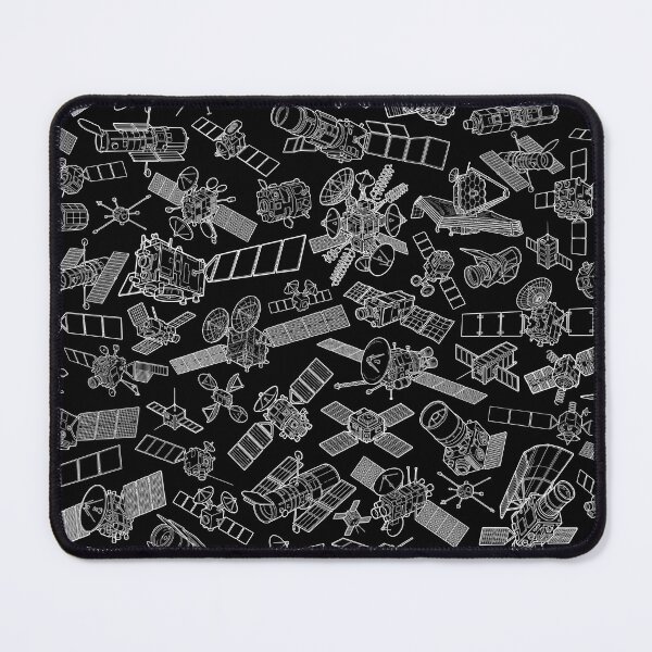 Item preview, Space Lover Satellite Aerospace Orbit Satellites Pattern designed and sold by GrandeDuc.