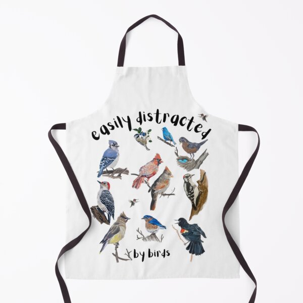 Item preview, Easily Distracted by Birds Collection | Realistic Woodland Bird Art | Nature Lover Illustration designed and sold by Heather Barker.