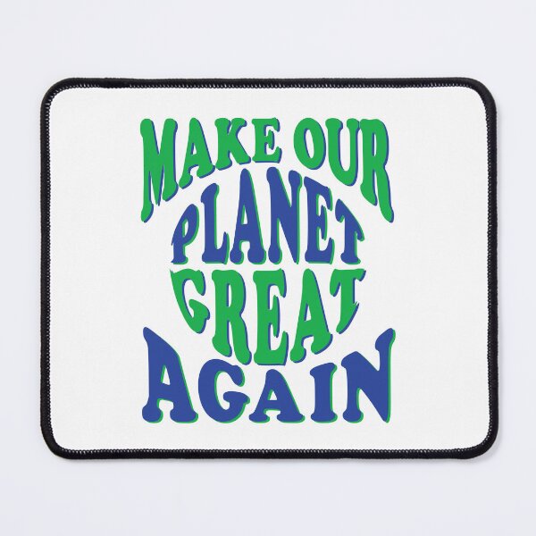 Item preview, Make Our Planet Great Again Retro Style Stickers designed and sold by EthosWear.