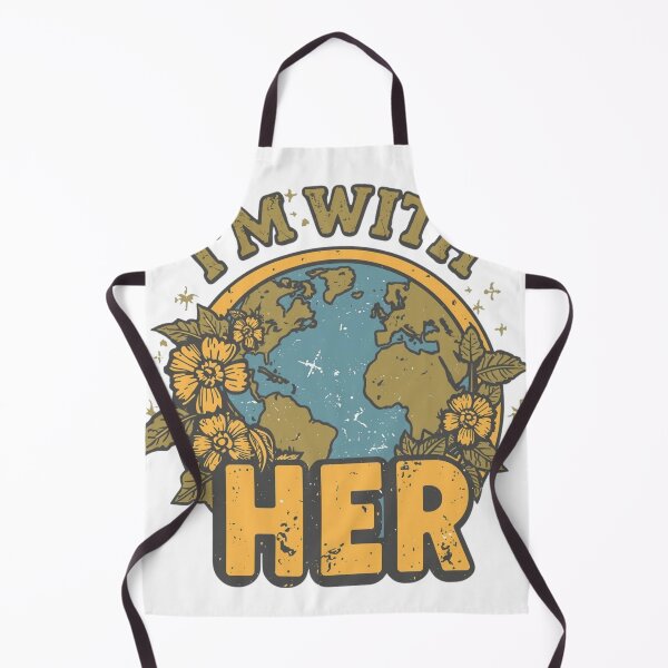 Item preview, I'm With Her - Retro Mother Earth Environmental Activism designed and sold by Pigmentra.
