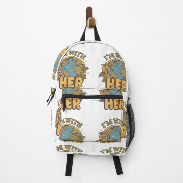 Item preview, I'm With Her - Retro Mother Earth Environmental Activism designed and sold by Pigmentra.