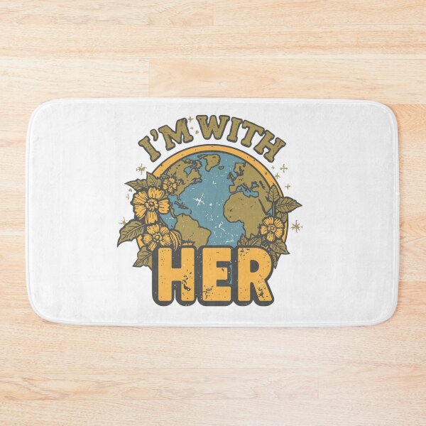 Item preview, I'm With Her - Retro Mother Earth Environmental Activism designed and sold by Pigmentra.