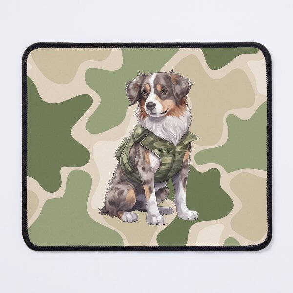 Item preview, Military Australian Shepherd Dog Cute Soldier Camouflage Pet Lover Gift designed and sold by CHANCHANAI.