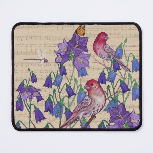 Item preview, Bellflowers and Finches designed and sold by Christina Lopez.
