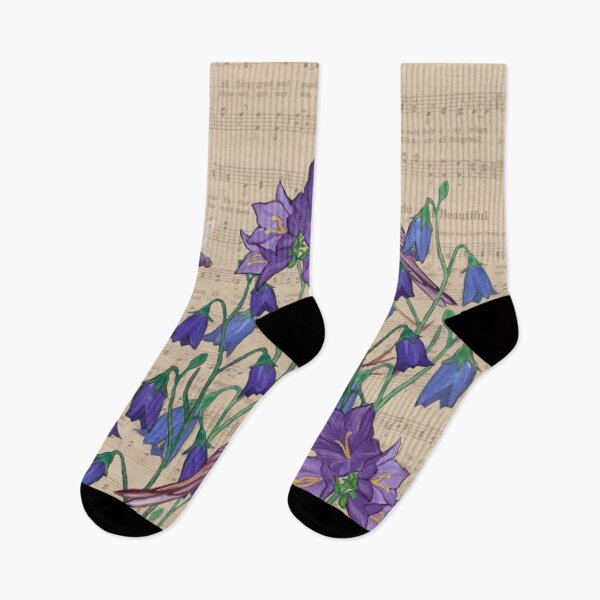 Item preview, Bellflowers and Finches designed and sold by Christina Lopez.