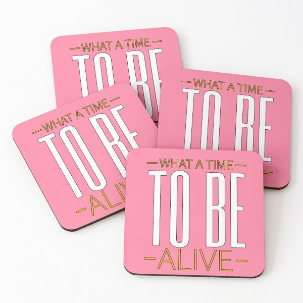 Item preview, What a Time to Be Alive viral phrase funny gift ironic humor original modern design gift idea sarcasm designed and sold by AstronautMerch.