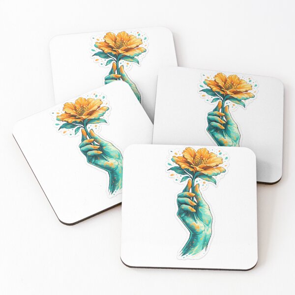 Item preview, Mystical Floral Hand Sticker designed and sold by lbm68.