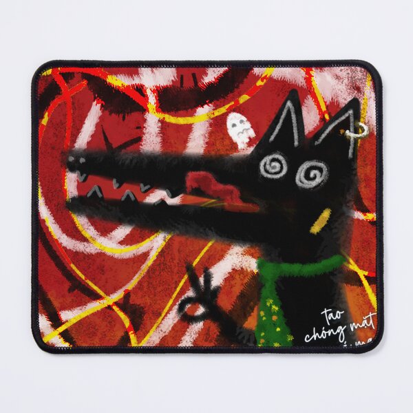 Item preview, Cute dizzy wolf   designed and sold by POD like an Asian.