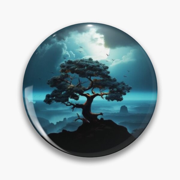 Item preview, Beautiful scenery of Bonsai tree designed and sold by NivyasArtistry.