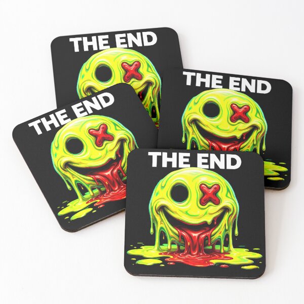 Item preview, Acid Smiley Graphic T-Shirt The End Rave Streetwear designed and sold by VikArtStudio.