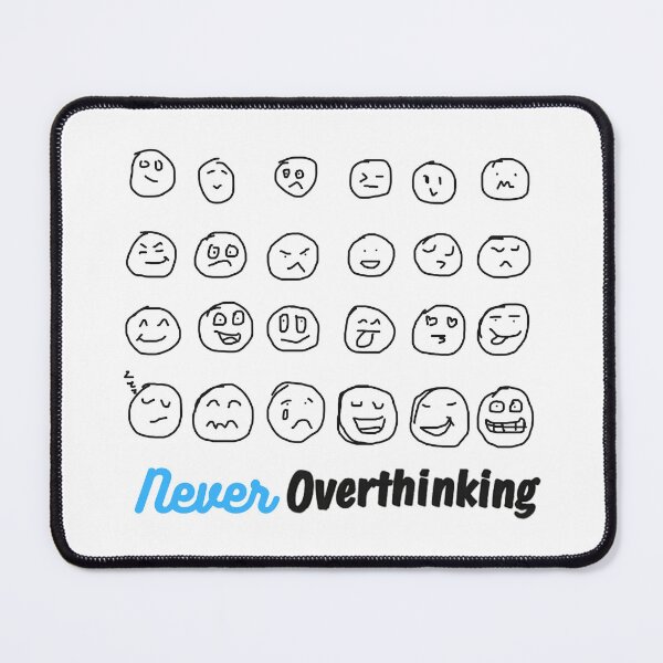 Item preview, Overthinking Club Shirt, Introvert Humor Tee, Mental Health Aesthetic brafdesign designed and sold by Brafdesign.