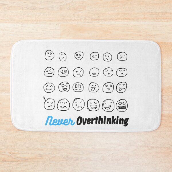 Item preview, Overthinking Club Shirt, Introvert Humor Tee, Mental Health Aesthetic brafdesign designed and sold by Brafdesign.