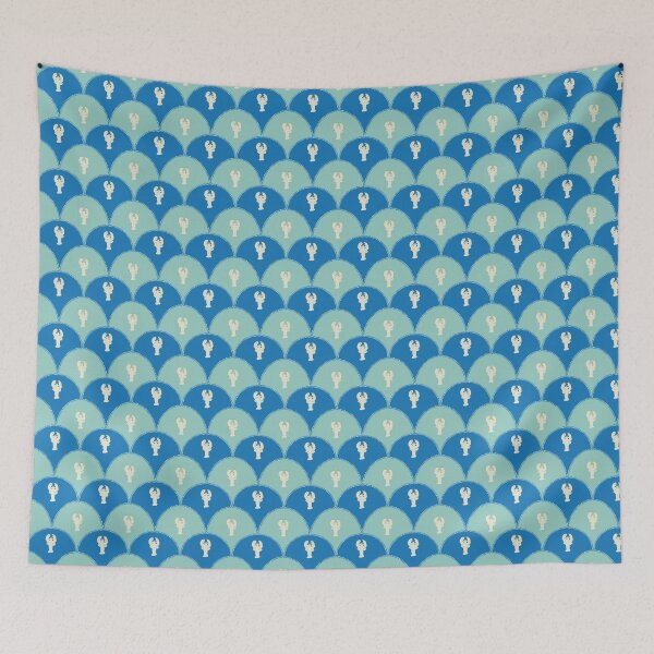 Item preview, Lobster scallop pattern  designed and sold by Tatiana Ribeiro.