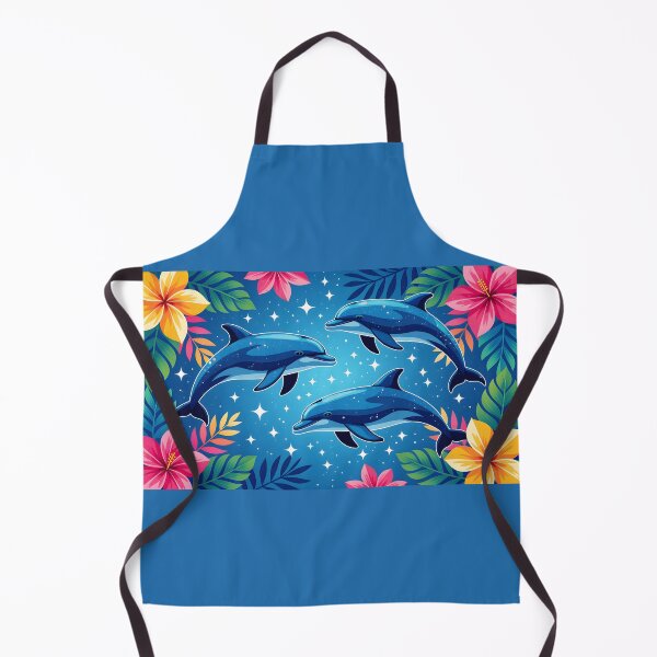 Item preview, Trapical Floral Dolphins Aesthetic and Y2K Aesthetic designed and sold by Wiss2Arts.