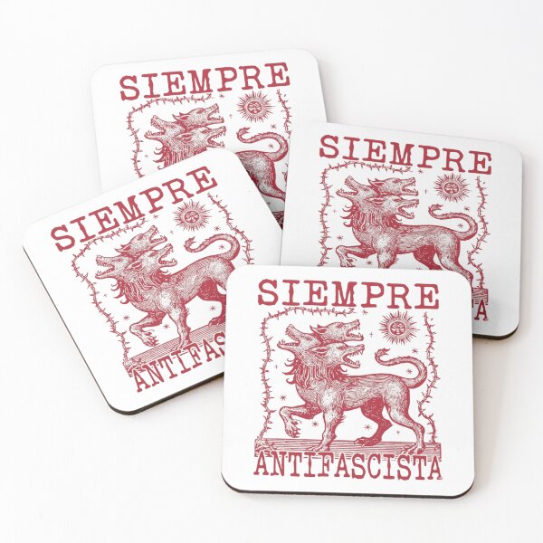 Item preview, Siempre Antifascista, Hydra Dog , Anti Fascist, Protest, Resist Fascism, Protest March, Immigrant Rights, Anti Nazi designed and sold by toongstudio.