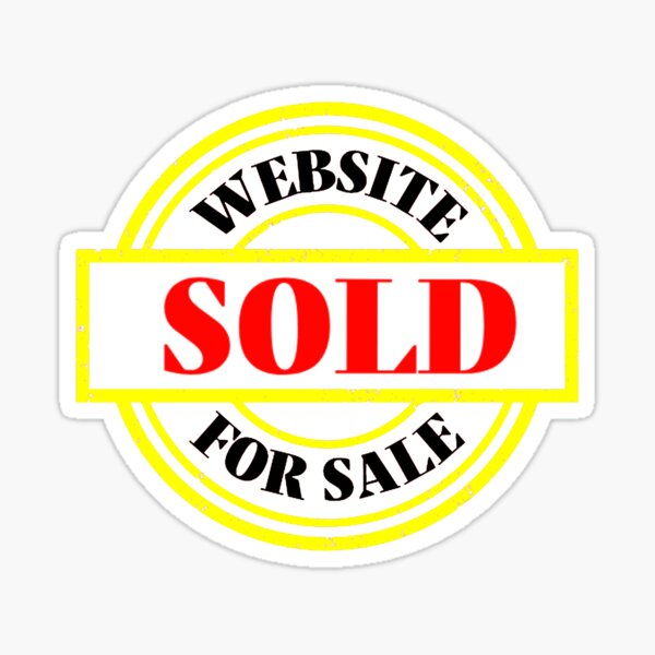 Website for Sale Sticker