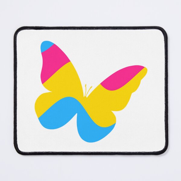 Item preview, Pansexual Flag Butterfly designed and sold by GeoGoose.