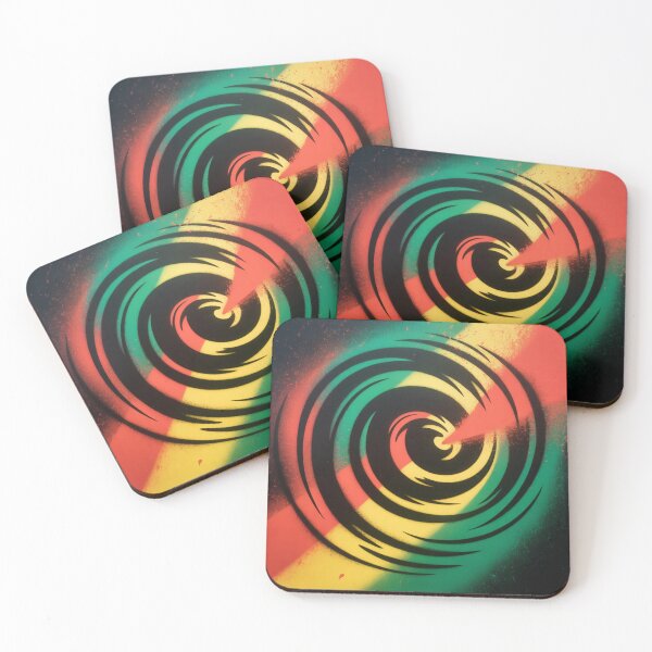 Item preview, Stencil Tie Dye Swirl Art designed and sold by Bloomkept.