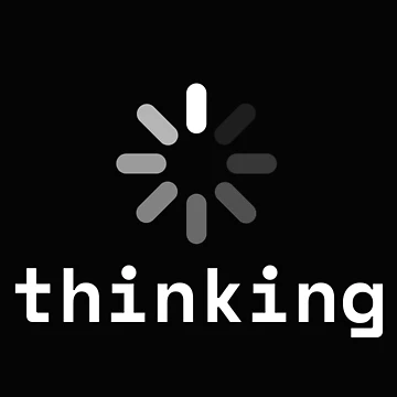Artwork thumbnail, Thinking Loading Spinner Developer Humor Print by Code Monkeys