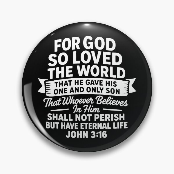 Item preview, John 3:16 For God So Loved The World designed and sold by plushism.