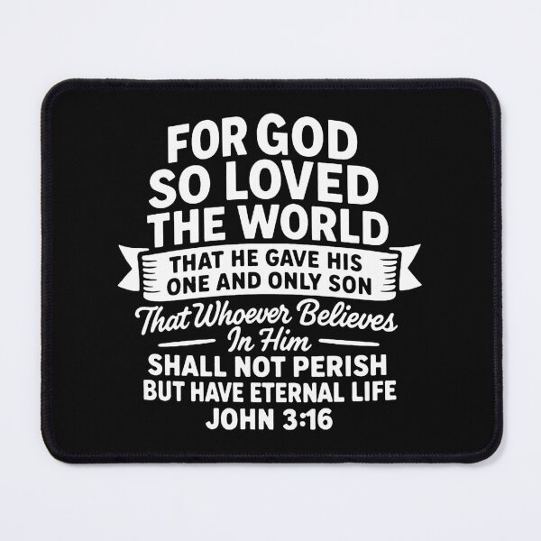 Item preview, John 3:16 For God So Loved The World designed and sold by plushism.