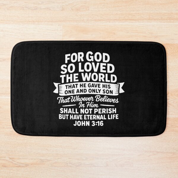 Item preview, John 3:16 For God So Loved The World designed and sold by plushism.