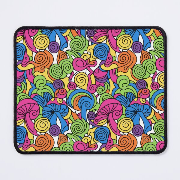 Item preview, Colorful Psychedelic Mushroom Trippy Swirl Pattern designed and sold by ixavee.