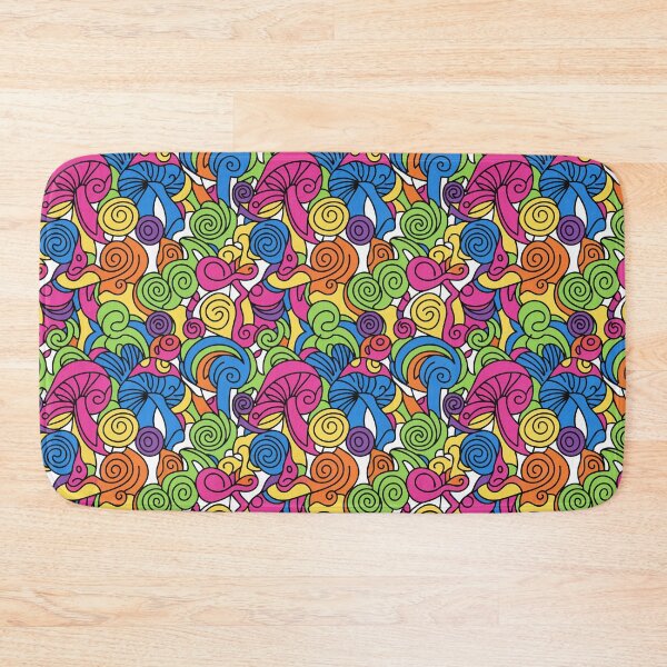 Item preview, Colorful Psychedelic Mushroom Trippy Swirl Pattern designed and sold by ixavee.