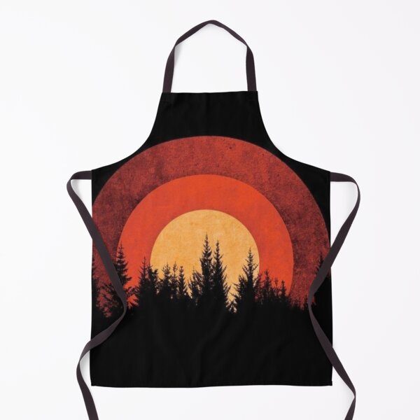 Item preview, Beautiful forest sunset landscape illustration designed and sold by NivyasArtistry.