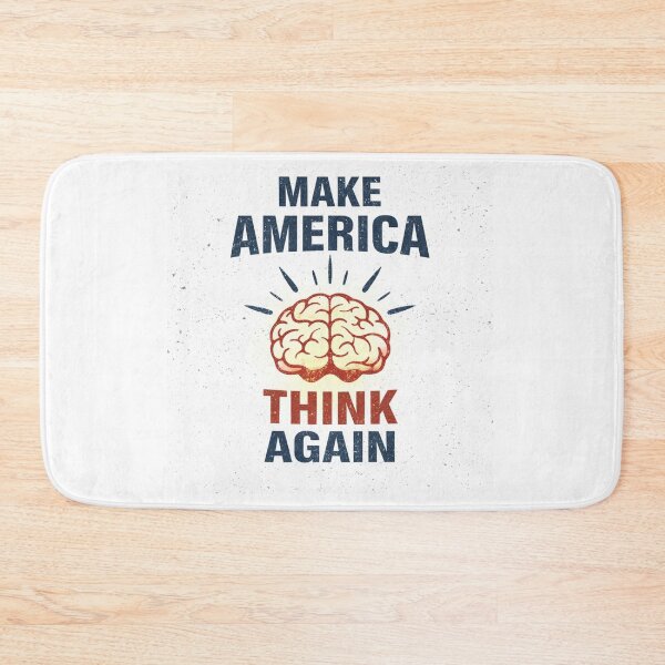 Item preview, Make America Think Again – Vintage Political Protest Brain Design designed and sold by Pigmentra.