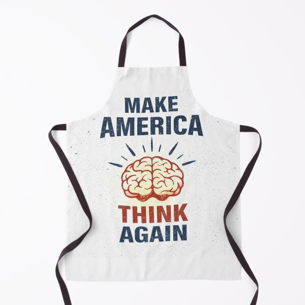 Item preview, Make America Think Again – Vintage Political Protest Brain Design designed and sold by Pigmentra.