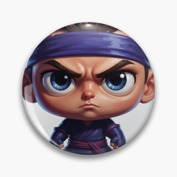 Item preview, Ninja Mode Chibi Character - Cute Ninja Gamer Design" designed and sold by FightModeStudio.