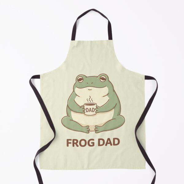 Item preview, Frog Dad Coffee T-Shirt & Sticker – Cute Frog Holding Mug, Funny Dad Meme Shirt designed and sold by ZyxDes.