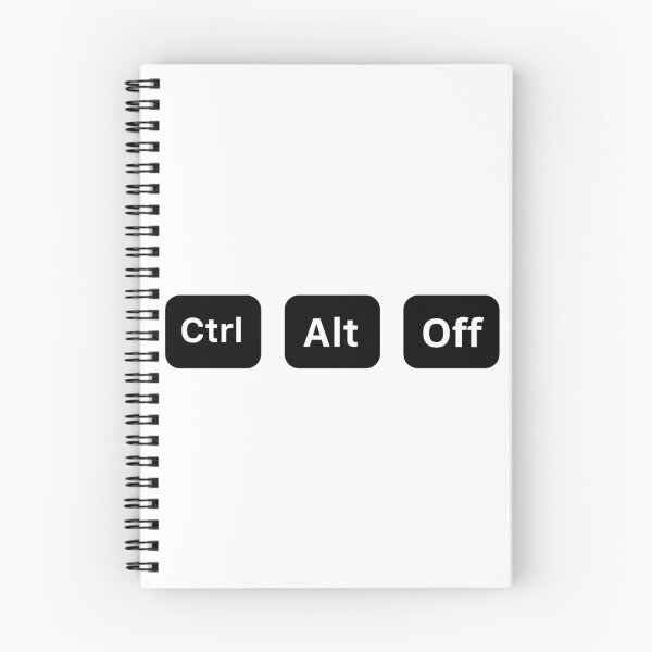 Item preview, Ctrl Alt Off-Minimalist Keyboard Design designed and sold by DomKo10.