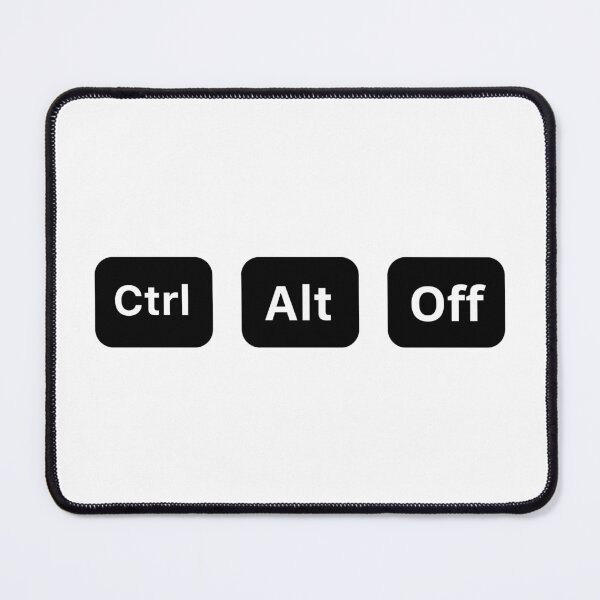 Item preview, Ctrl Alt Off-Minimalist Keyboard Design designed and sold by DomKo10.