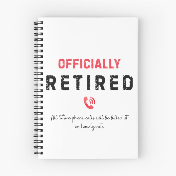 Item preview, Officially Retired - Retirement Humor Gift designed and sold by Whistle-and-Co.