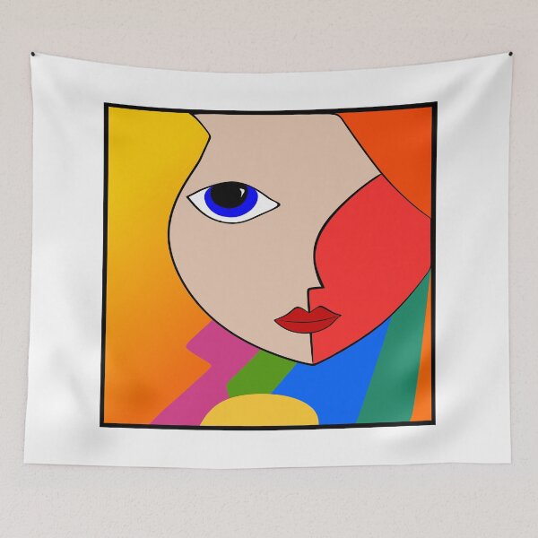 Item preview, Women Face Art Design designed and sold by DesignDrawn.