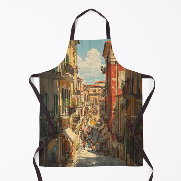 Item preview, Italian Street Life | Warm Sunlight European Alley Travel Aesthetic Wall Art designed and sold by Pulipsori.
