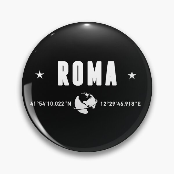 Item preview, Roma Italy White Geographic Coordinates designed and sold by capricedefille.
