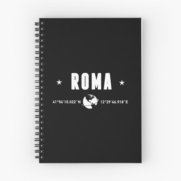 Item preview, Roma Italy White Geographic Coordinates designed and sold by capricedefille.