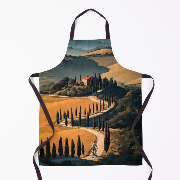Item preview, Tuscan Hills Landscape | Golden Light Italy Countryside Aesthetic Wall Art designed and sold by Pulipsori.