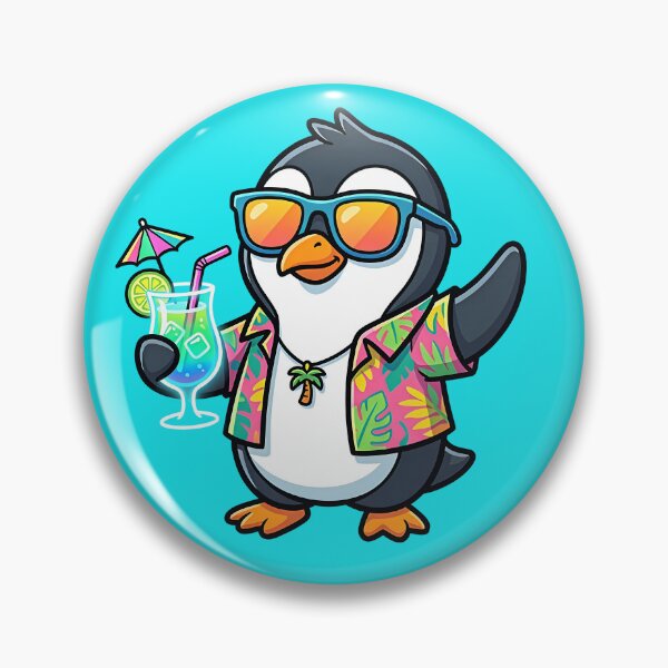 Artikelvorschau, Party Penguin Vibes – Chill Neon Party entworfen und verkauft von RH Design Lab.