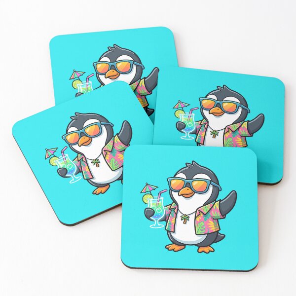 Item preview, Party Penguin Vibes – Chill Neon Party designed and sold by RH Design Lab.