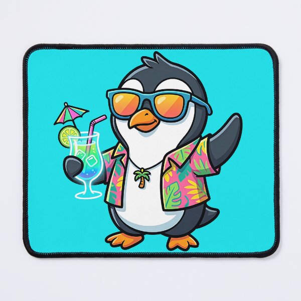 Item preview, Party Penguin Vibes – Chill Neon Party designed and sold by RH Design Lab.